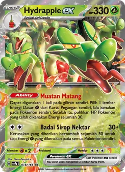 Kartu Hydrapple ex dari Bimbingan Rasi, nomor 018/166