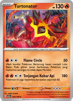 Kartu Turtonator dari Bimbingan Rasi, nomor 023/166
