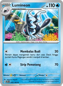 Kartu Lumineon dari Bimbingan Rasi, nomor 035/166