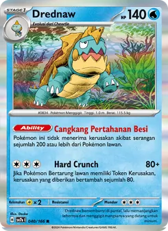 Kartu Drednaw dari Bimbingan Rasi, nomor 040/166