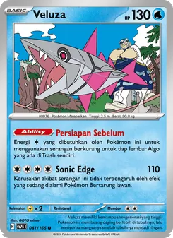 Kartu Veluza dari Bimbingan Rasi, nomor 041/166