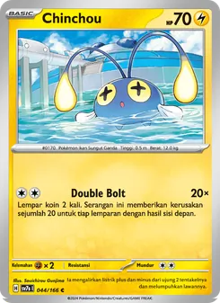Kartu Chinchou dari Bimbingan Rasi, nomor 044/166