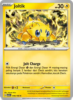 Kartu Joltik dari Bimbingan Rasi, nomor 046/166