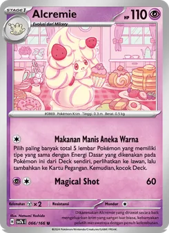 Kartu Alcremie dari Bimbingan Rasi, nomor 066/166