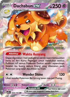 Kartu Dachsbun ex dari Bimbingan Rasi, nomor 068/166