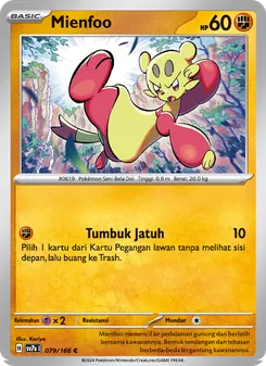 Kartu Mienfoo dari Bimbingan Rasi, nomor 079/166