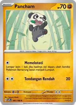 Kartu Pancham dari Bimbingan Rasi, nomor 081/166