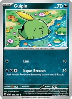 Kartu Gulpin dari Bimbingan Rasi, nomor 090/166