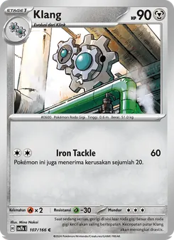 Kartu Klang dari Bimbingan Rasi, nomor 107/166