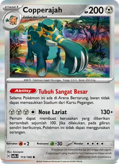 Kartu Copperajah dari Bimbingan Rasi, nomor 113/166