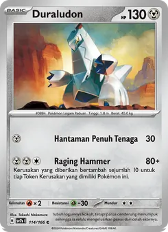 Kartu Duraludon dari Bimbingan Rasi, nomor 114/166