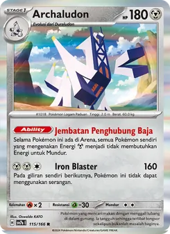 Kartu Archaludon dari Bimbingan Rasi, nomor 115/166