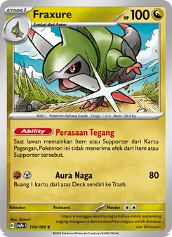 Kartu Fraxure dari Bimbingan Rasi, nomor 119/166