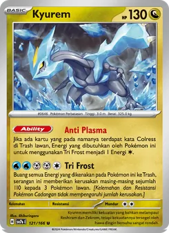 Kartu Kyurem dari Bimbingan Rasi, nomor 121/166