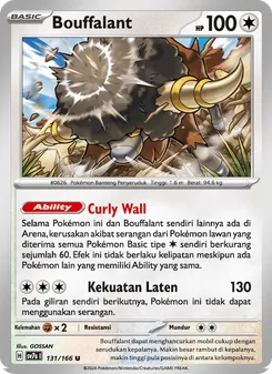 Kartu Bouffalant dari Bimbingan Rasi, nomor 131/166