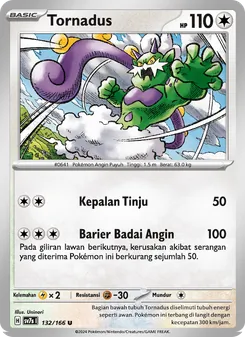 Kartu Tornadus dari Bimbingan Rasi, nomor 132/166