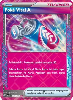 Kartu Poké Vital A dari Bimbingan Rasi, nomor 146/166