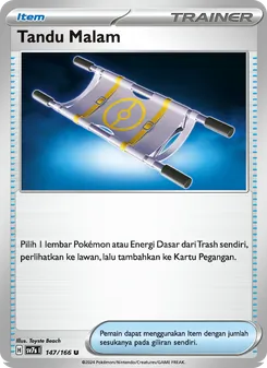 Kartu Tandu Malam‌ dari Bimbingan Rasi, nomor 147/166