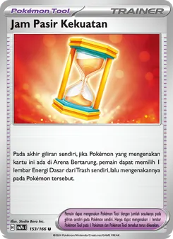 Kartu Jam Pasir Kekuatan‌ dari Bimbingan Rasi, nomor 153/166