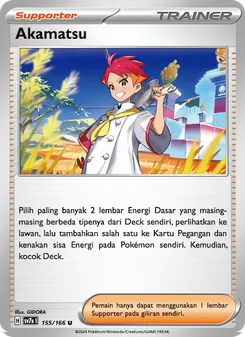 Kartu Akamatsu‌ dari Bimbingan Rasi, nomor 155/166