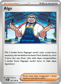Kartu Algo‌ dari Bimbingan Rasi, nomor 161/166