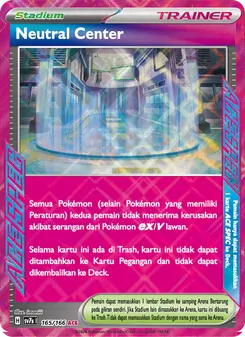 Kartu Neutral Center‌ dari Bimbingan Rasi, nomor 165/166