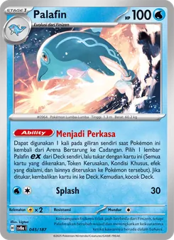 Kartu Palafin dari Festival Terastal ex, nomor 045/187