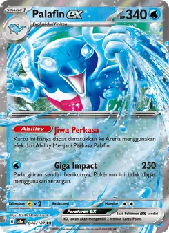 Kartu Palafin ex dari Festival Terastal ex, nomor 046/187