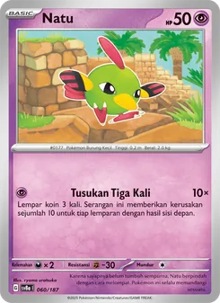 Kartu Natu dari Festival Terastal ex, nomor 060/187