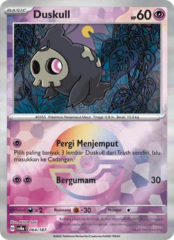 Kartu Duskull dari Festival Terastal ex, nomor 064/187