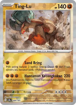 Kartu Ting-Lu dari Festival Terastal ex, nomor 089/187