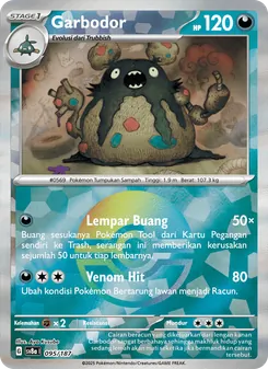 Kartu Garbodor dari Festival Terastal ex, nomor 095/187
