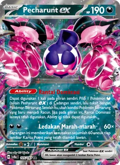 Kartu Pecharunt ex dari Festival Terastal ex, nomor 105/187