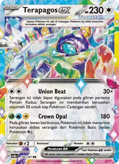 Kartu Terapagos ex dari Festival Terastal ex, nomor 136/187