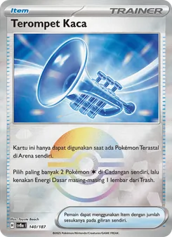 Kartu Terompet Kaca dari Festival Terastal ex, nomor 140/187