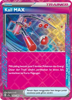 Kartu Kail MAX dari Festival Terastal ex, nomor 142/187