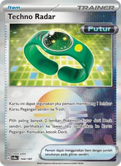 Kartu Techno Radar dari Festival Terastal ex, nomor 144/187