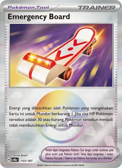 Kartu Emergency Board dari Festival Terastal ex, nomor 153/187
