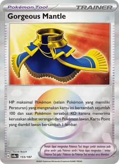 Kartu Gorgeous Mantle dari Festival Terastal ex, nomor 155/187