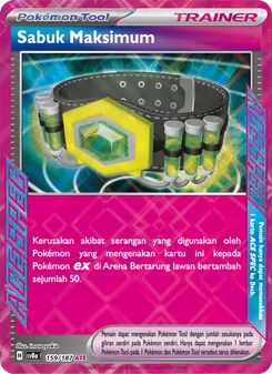 Kartu Sabuk Maksimum dari Festival Terastal ex, nomor 159/187