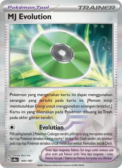 Kartu MJ Evolution dari Festival Terastal ex, nomor 160/187