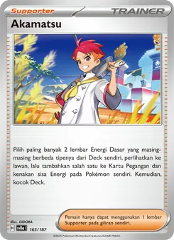 Kartu Akamatsu dari Festival Terastal ex, nomor 163/187