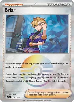 Kartu Briar dari Festival Terastal ex, nomor 176/187