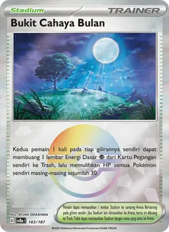 Kartu Bukit Cahaya Bulan dari Festival Terastal ex, nomor 183/187