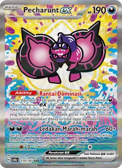 Kartu Pecharunt ex dari Festival Terastal ex, nomor 219/187