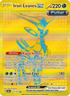 Kartu Iron Leaves ex dari Festival Terastal ex, nomor 233/187