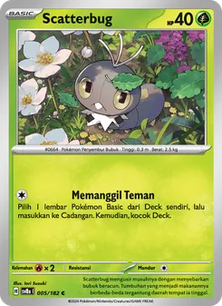 Kartu Scatterbug dari Kilat Rasi, nomor 005/182