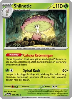Kartu Shiinotic dari Kilat Rasi, nomor 009/182