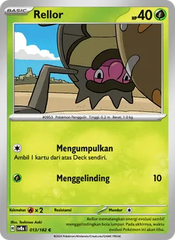 Kartu Rellor dari Kilat Rasi, nomor 013/182