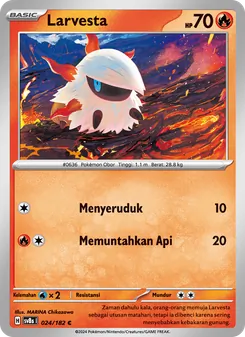 Kartu Larvesta dari Kilat Rasi, nomor 024/182